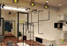 Thiết Kế Thi Công Shop Quần Áo Tại Bình Dương thiet ke shop thoi trang dep