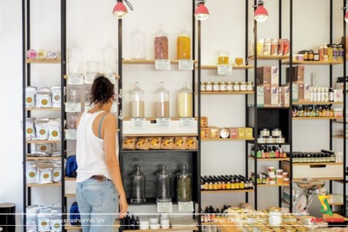 thiet ke shop my pham gia re