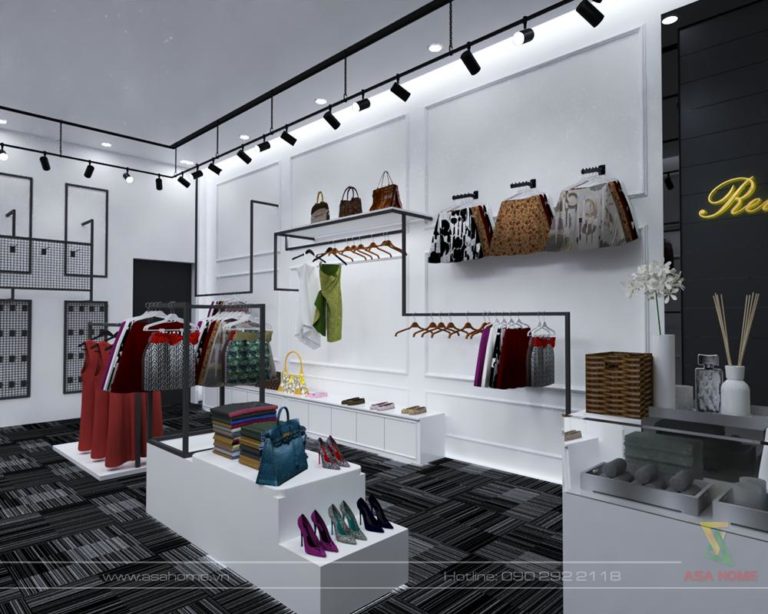 thiet ke noi shop quan ao yeu quyet dinh thanh cong trong kinh doanh