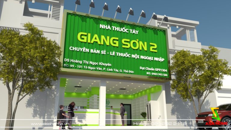 thiet ke nha thuoc tay giang son