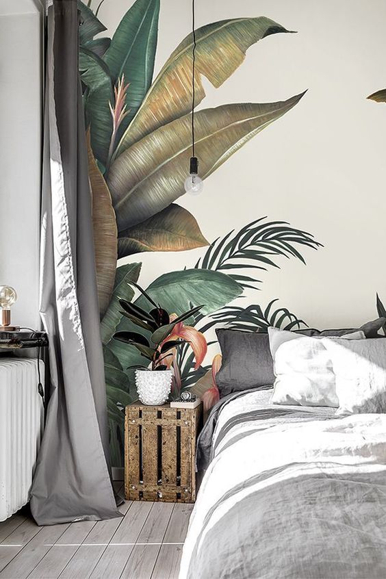 Phòng ngủ theo phong cách tropical