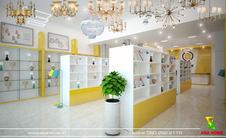 thiet ke showroom dien dai thanh