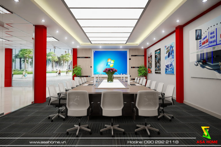 Thiết kế nội thất văn phòng Hoàng Cầu