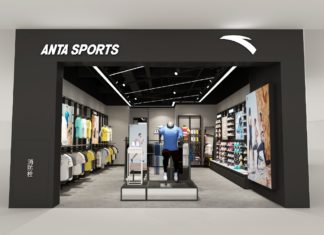 Thiết kế shop thời trang thể thao Anta