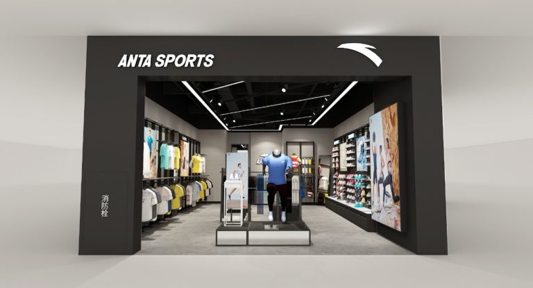 Thiết kế shop thời trang thể thao Anta