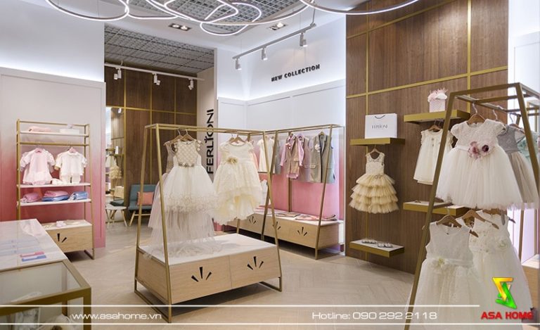 thiet ke sho quan ao tre em dep