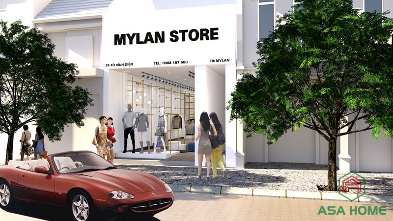 Thiết kế shop thời trang nữ Mylan Store
