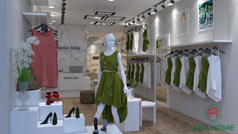 thiết kế shop thời trang nữ