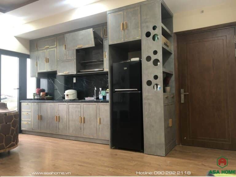 Tủ bếp nhôm cao cấp