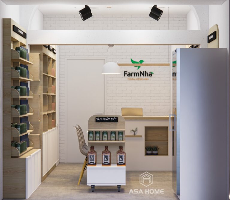 Thiết kế shop Farm Nhà Diện tích 24m²