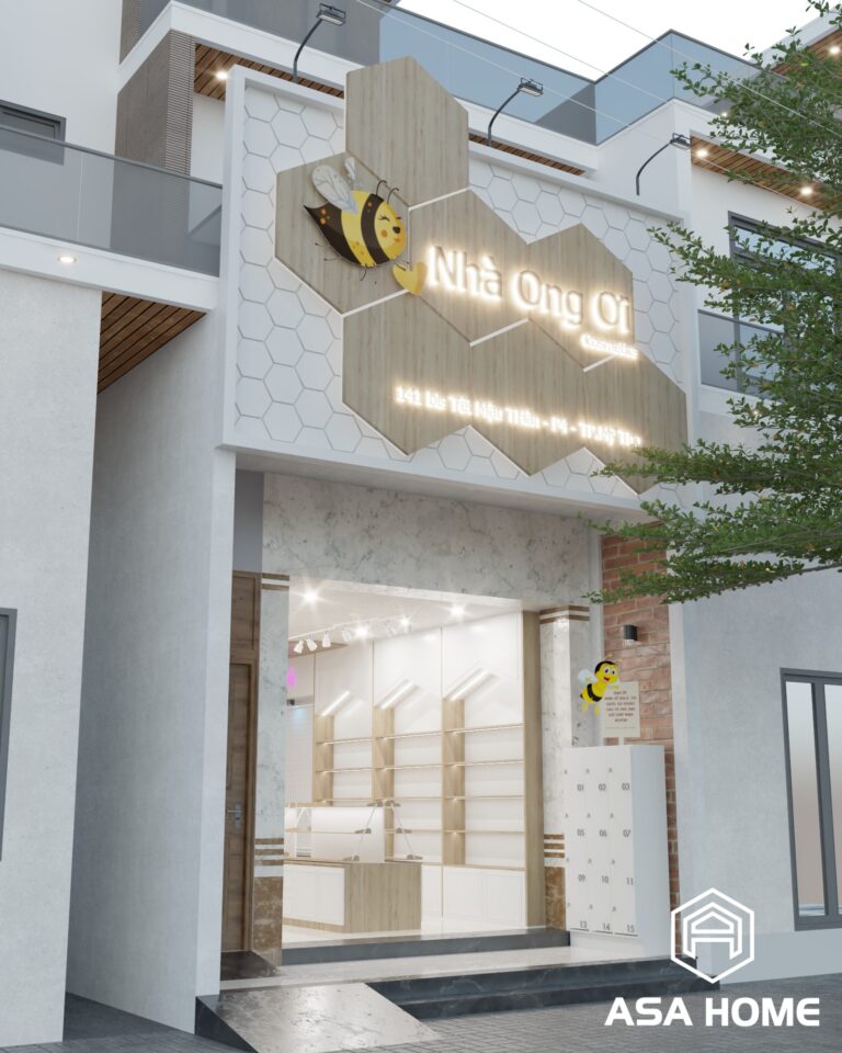 Thiết kế shop mỹ phẩm Nhà Ong °Mỹ Tho – Tiền Giang