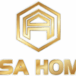 logo asahome – gold