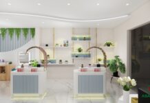 Thiết Kế Shop Mỹ Phẩm Ấn Tượng Thu Hút Khách Hàng Nhất Hiện Nay
