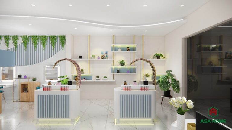 Thiết Kế Shop Mỹ Phẩm Ấn Tượng Thu Hút Khách Hàng Nhất Hiện Nay