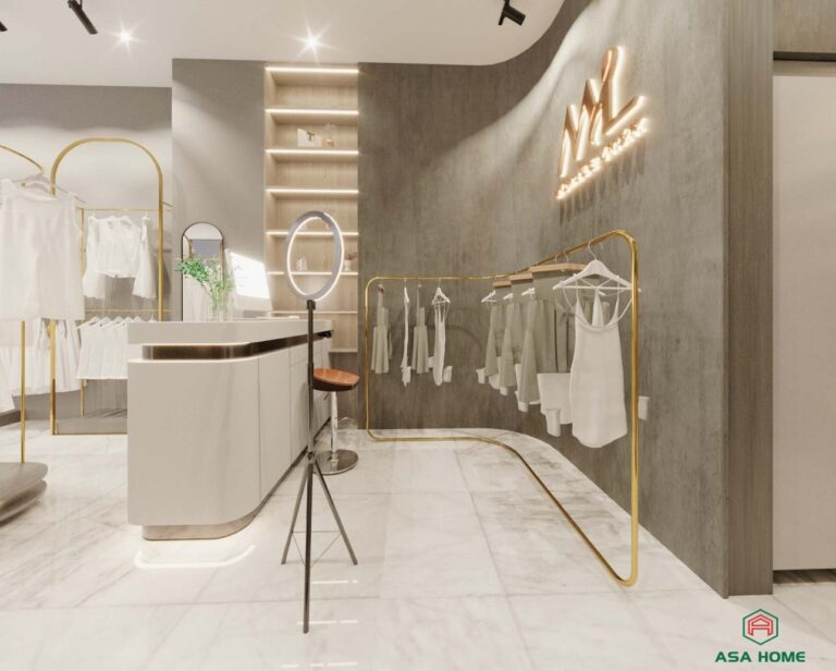 thiết kế shop thời trang nữ hiện đại