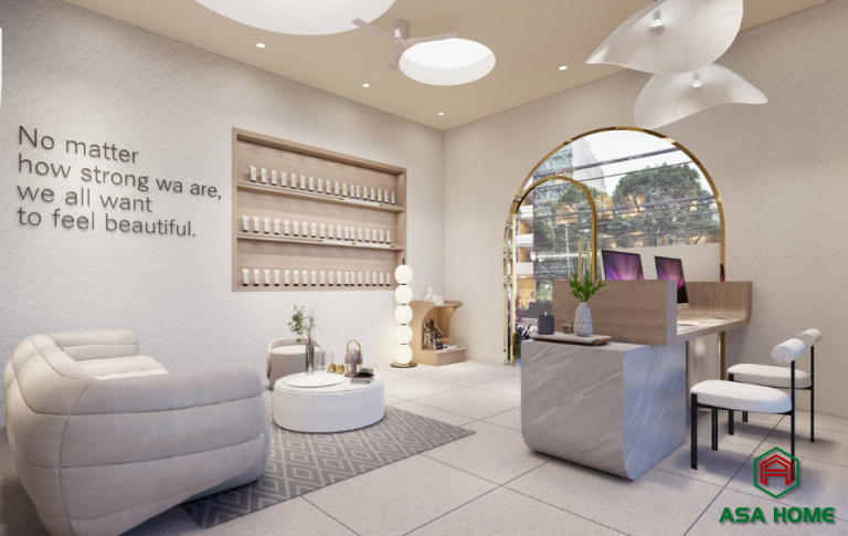 Thiết Kế Spa Tại Hà Nam Cho CĐT Chị Quyên Sang Trọng